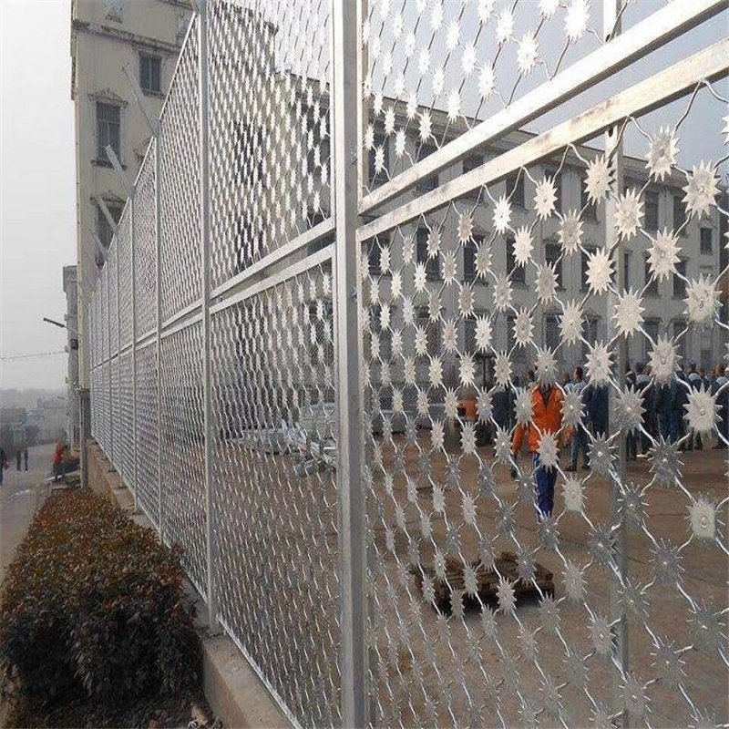 看守所梅花刺钢网墙图片1