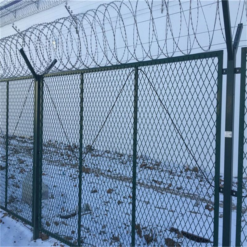 监狱钢网墙之Y型安全防御护网图片3