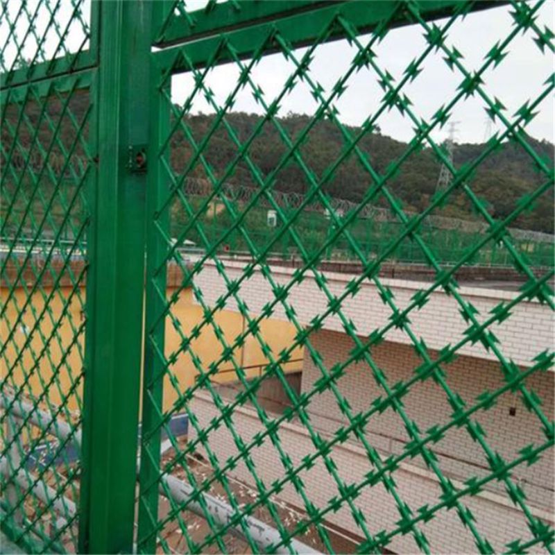 上海监狱菱形刀刺网钢网墙图片3